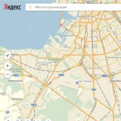Le mappe Yandex ottengono indicazioni da dove a dove